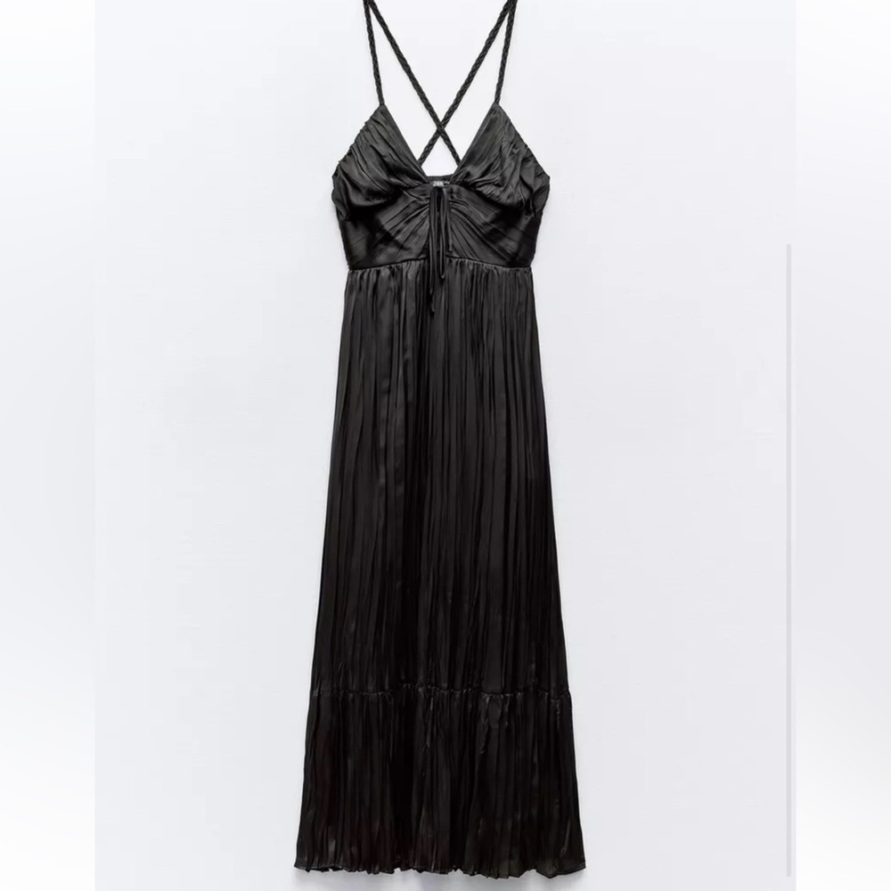 Zara Satin slip dress